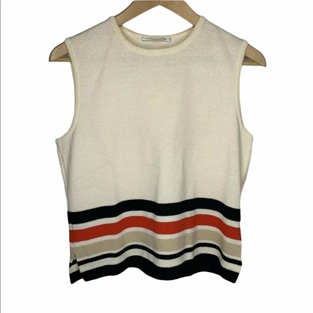 St John Womens Santana Knit Tank Top Blouse Small